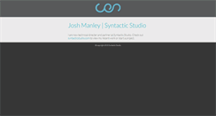 Desktop Screenshot of joshmanley.com